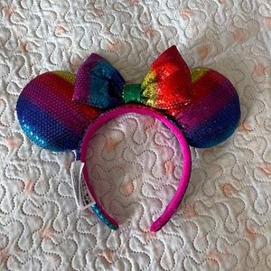 Rainbow Disney ears